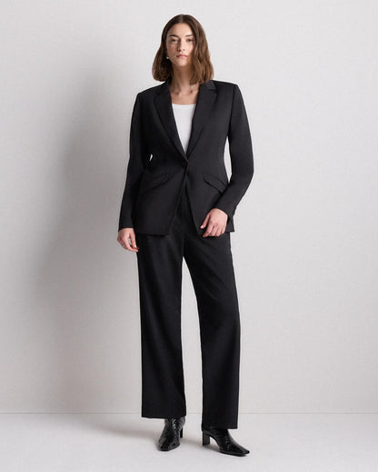 Stretch Crepe Cinched Waist Blazer - US 8818