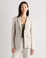 Stretch Crepe Cinched Waist Blazer - US 1742
