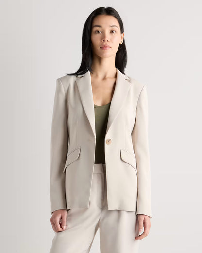 Stretch Crepe Cinched Waist Blazer - US 1742