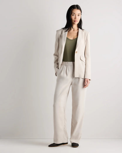 Stretch Crepe Cinched Waist Blazer - US 1742