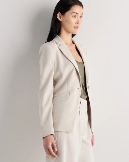 Stretch Crepe Cinched Waist Blazer - US 1742