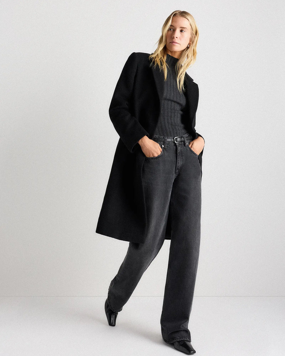 Wool Cashmere Blazer Coat - US 5138