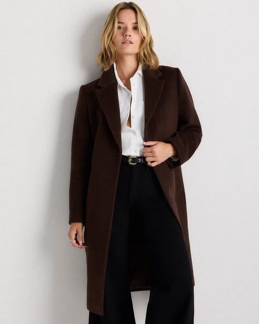 Wool Cashmere Blazer Coat - US 9537