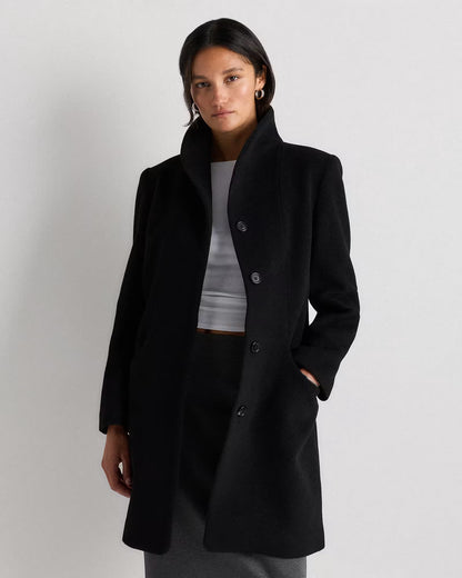 Wool Cashmere Cocoon Coat - US 6833
