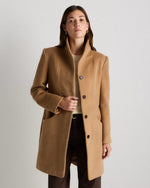 Wool Cashmere Cocoon Coat - US 3684
