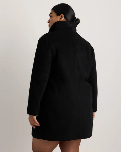 Wool Cashmere Cocoon Coat - US 3652