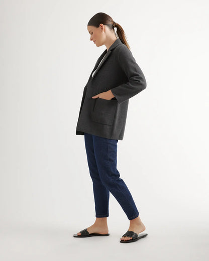 100% Organic Cotton Knit Blazer - US 8434