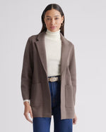 100% Organic Cotton Knit Blazer - US 3452