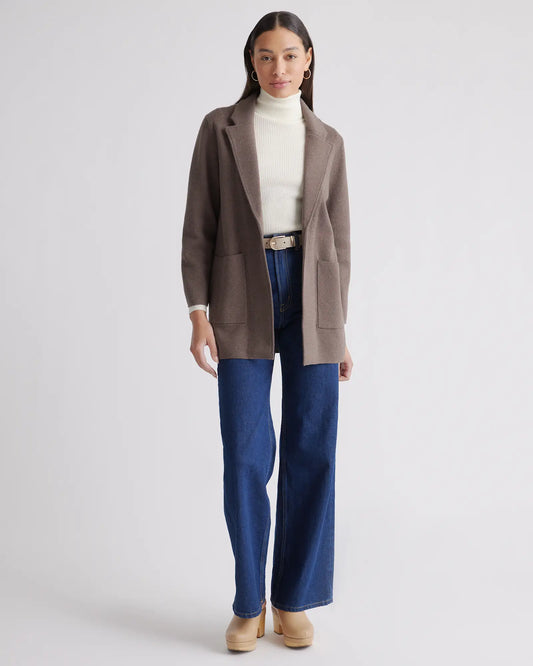100% Organic Cotton Knit Blazer - US 3452