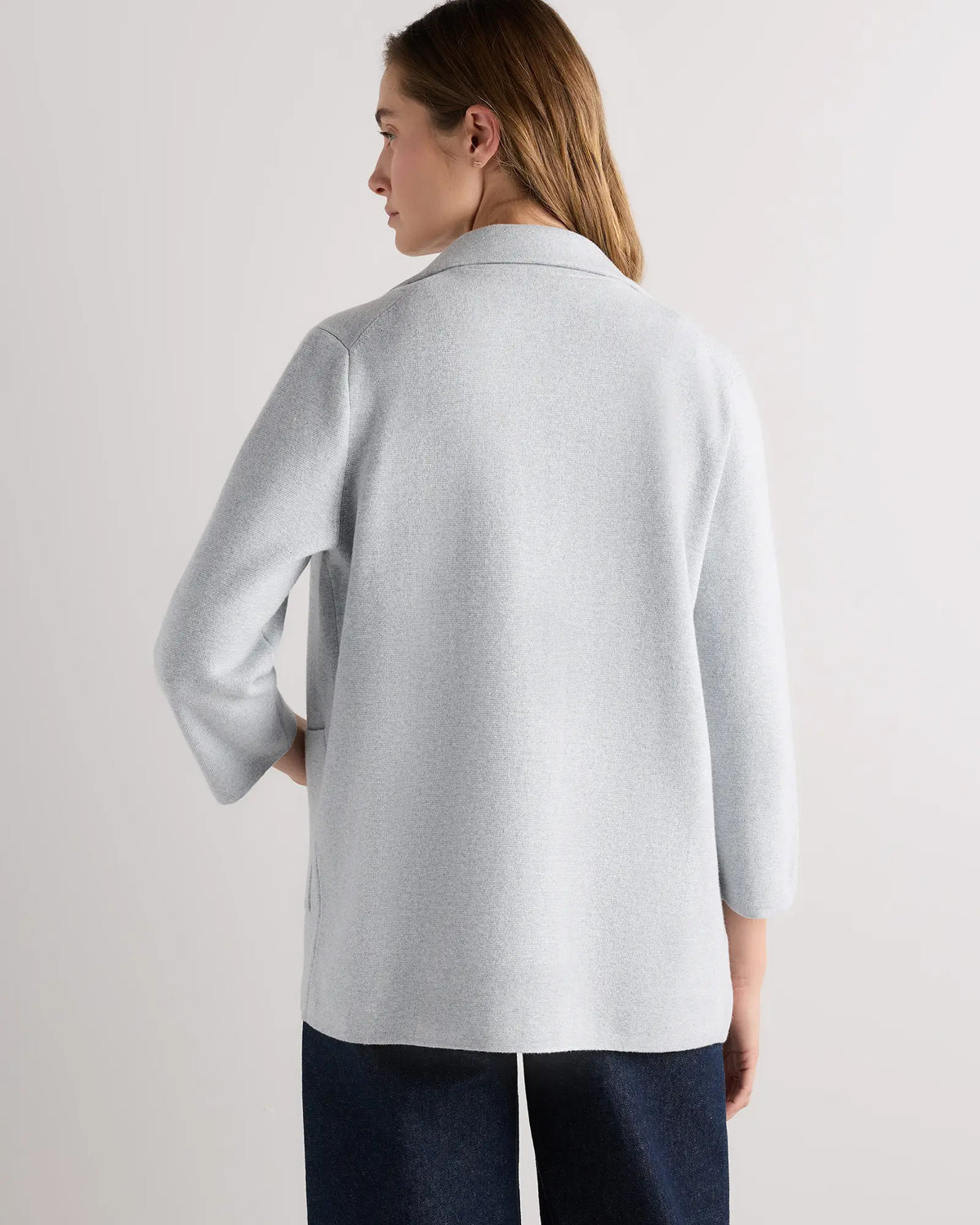 100% Organic Cotton Knit Blazer - US 7768