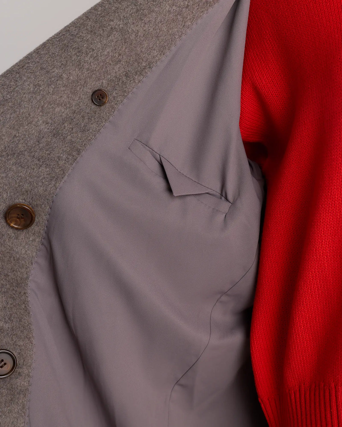 Wool Cashmere Double-Breasted Belted Long Coat - US 4088
