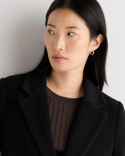 Wool Cashmere Classic Single-Breasted Coat - US 9103