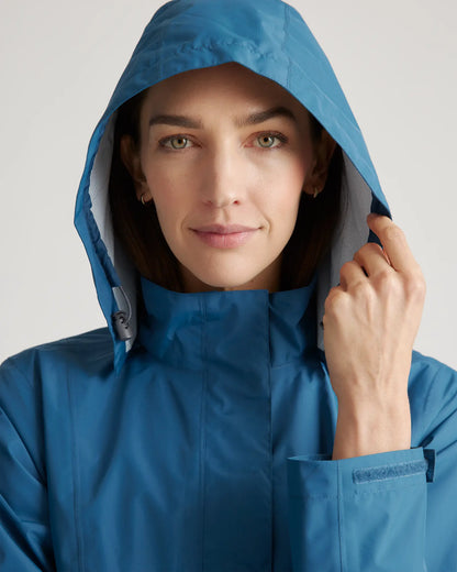 Weather Proof Long Rain Shell Jacket - US 0639