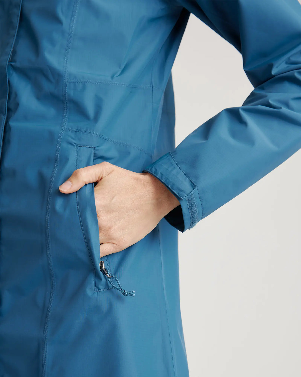 Weather Proof Long Rain Shell Jacket - US 0639