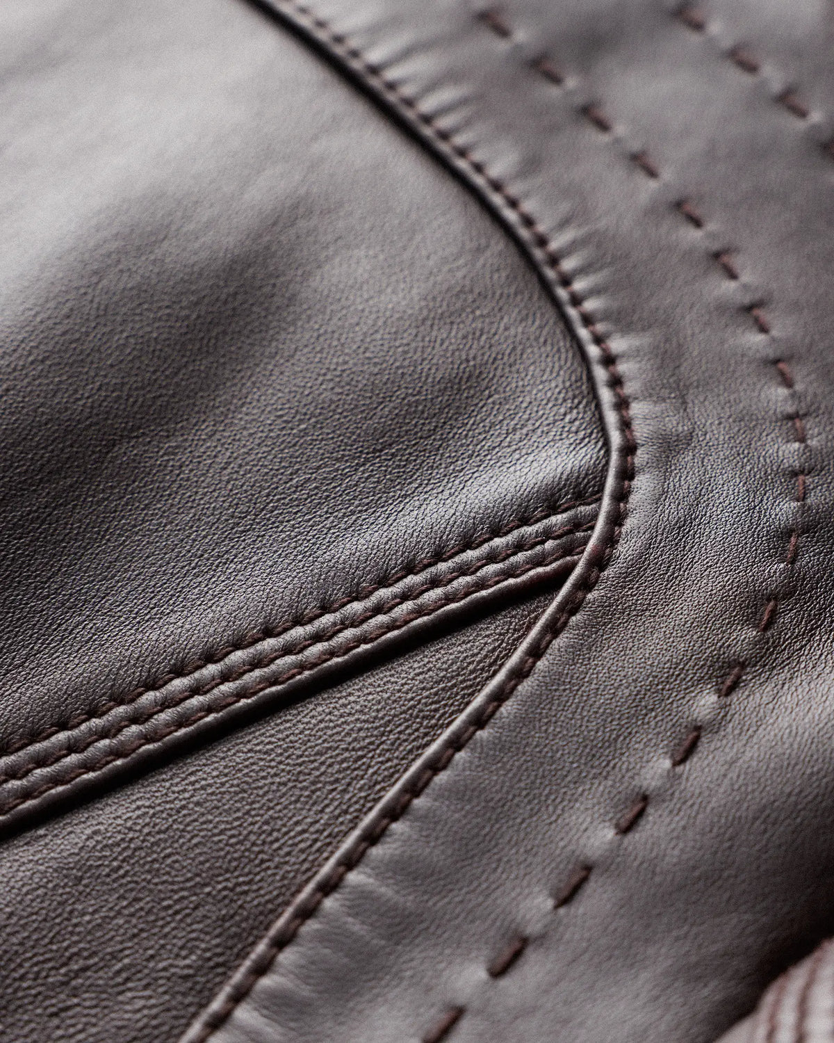 100% Leather Stand-Collar Jacket - US 2862