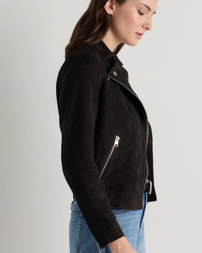 100% Suede Biker Jacket - US 3748