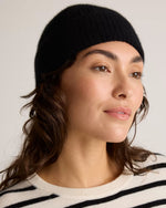 Mongolian Cashmere Ribbed Beanie - US 2193