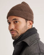 Mongolian Cashmere Ribbed Beanie - US 6068