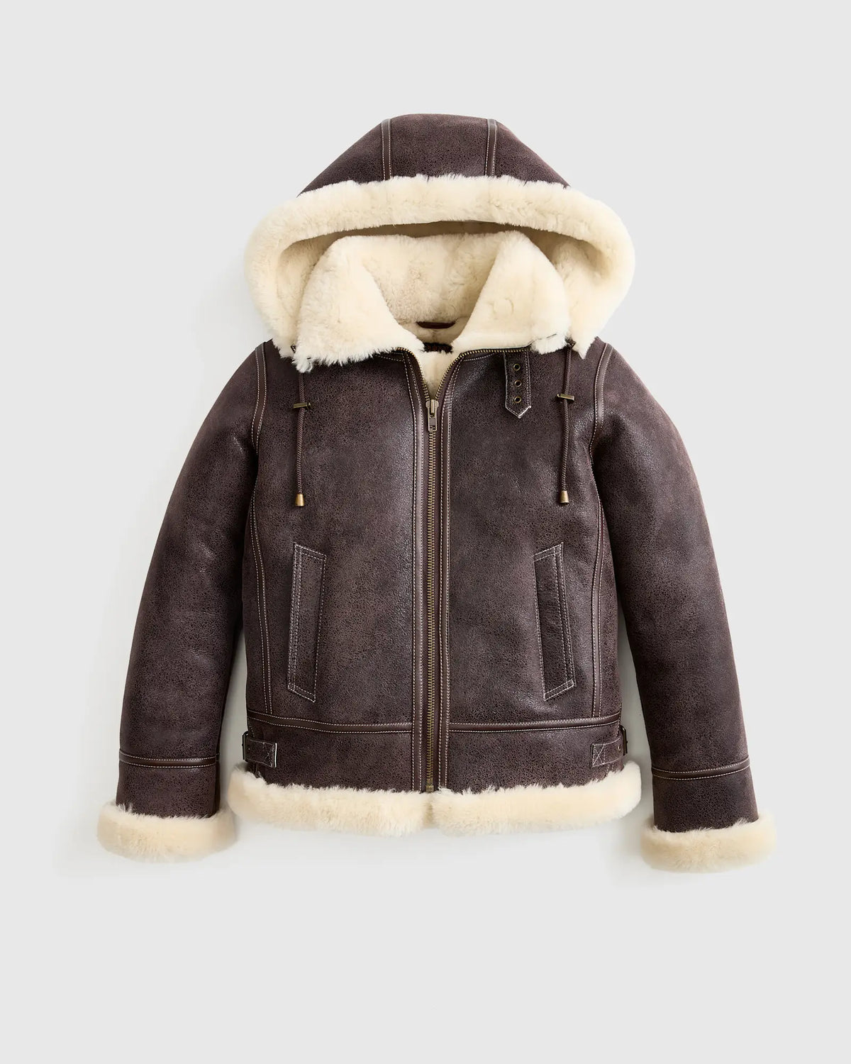 100% Shearling Cold Weather Bomber Jacket - US 2935