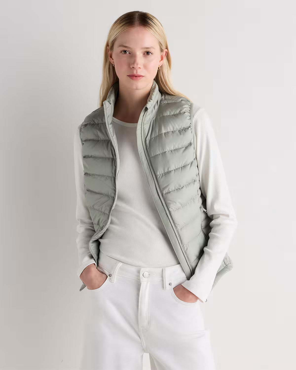 Lightweight Down Packable Puffer Vest - US 8375