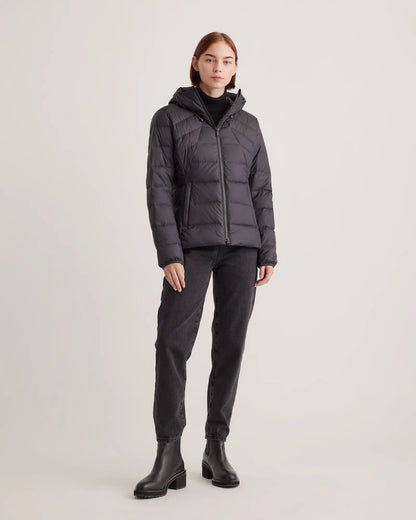 Lightweight Down Packable Puffer Hooded Jacket - US 0238
