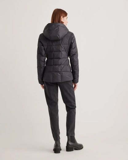 Lightweight Down Packable Puffer Hooded Jacket - US 0238