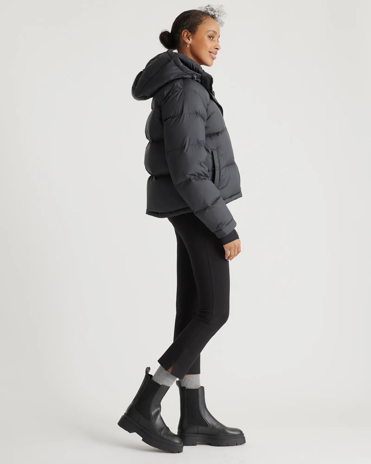 Responsible Down Cropped Puffer Jacket - US 3868