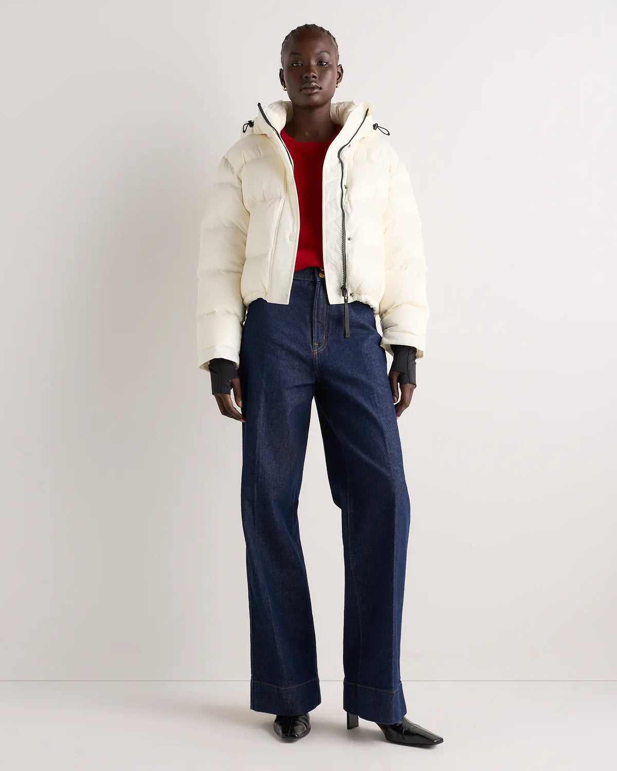 Responsible Down Cropped Puffer Jacket - US 9322