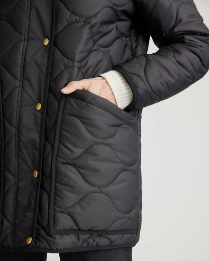 Featherless Quilted Long Puffer Jacket - US 6684