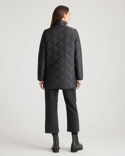 Featherless Quilted Long Puffer Jacket - US 6684