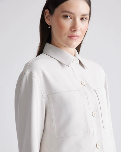 Stretch Crepe Cropped Jacket - US 3540
