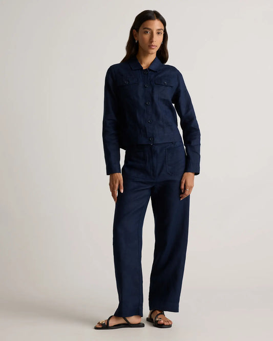 100% European Linen Jacket - US 3605