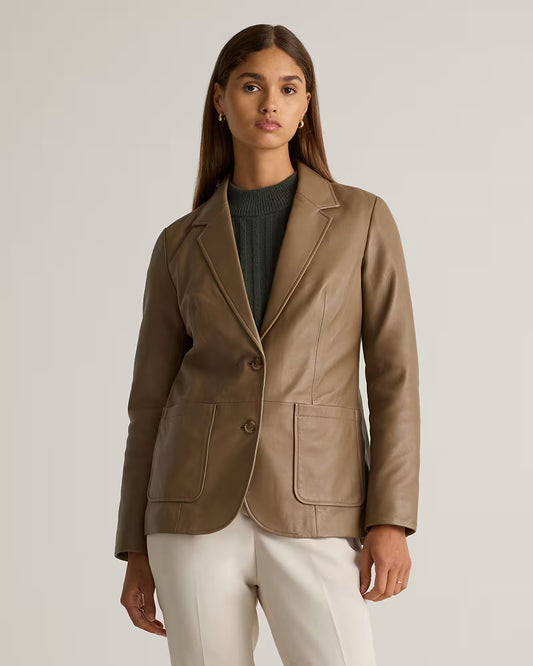 100% Leather Blazer - US 2076