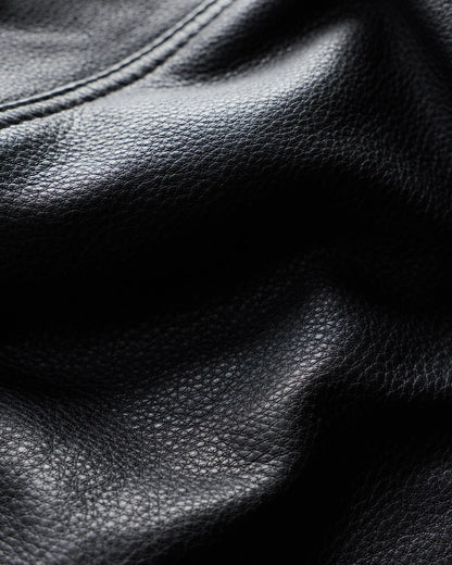 100% Leather Oversized Biker Jacket - US 3927