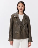 100% Leather Oversized Biker Jacket - US 7980