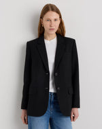Italian Wool Oversized Blazer - US 3006