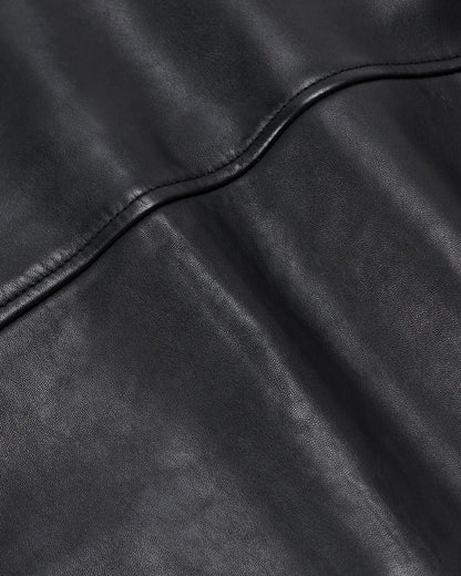 100% Leather Cropped Jacket - US 4351