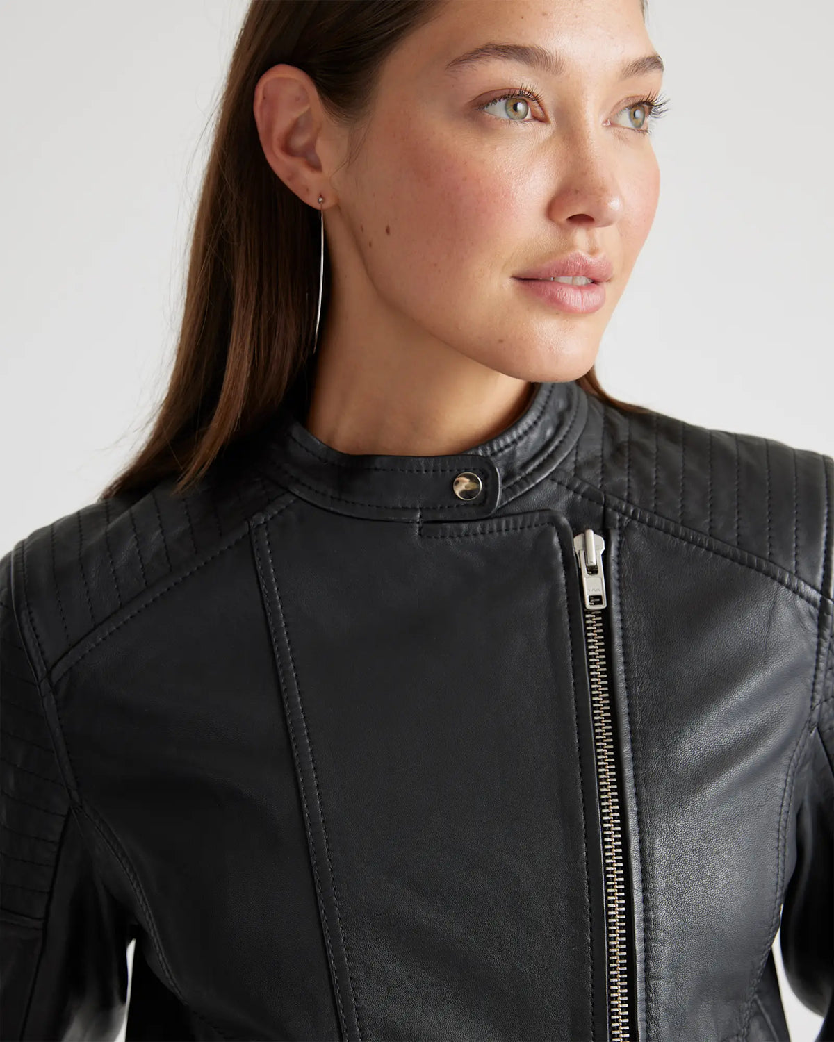 100% Leather Café Racer Jacket - US 3314