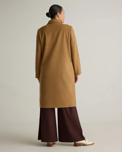 Italian Wool Classic Single-Breasted Coat - US 5745