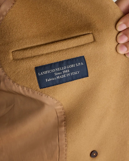 Italian Wool Classic Single-Breasted Coat - US 5745