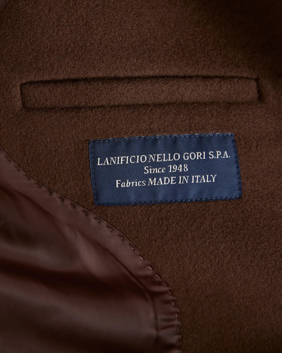 Italian Wool Classic Single-Breasted Coat - US 6621