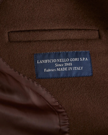 Italian Wool Classic Single-Breasted Coat - US 6621