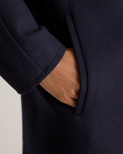 Italian Wool Double-Breasted Slouch Coat - US 6379