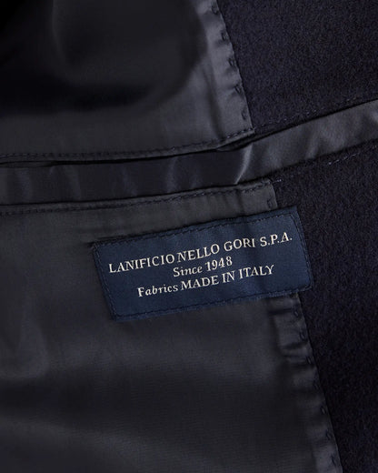 Italian Wool Double-Breasted Slouch Coat - US 6379