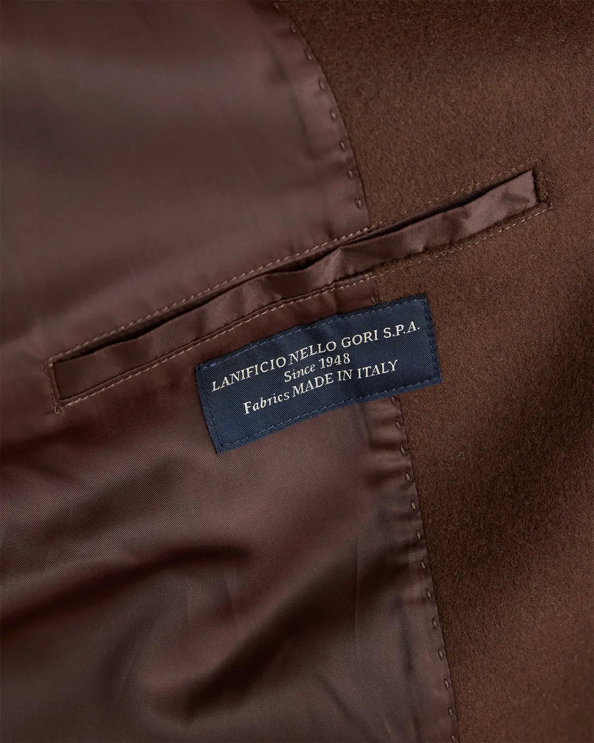Italian Wool Double-Breasted Slouch Coat - US 7322