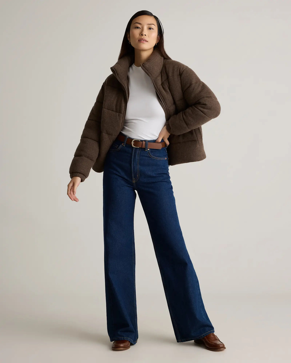 Mongolian Cashmere Puffer Jacket - US 5074