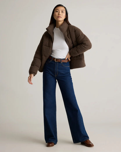 Mongolian Cashmere Puffer Jacket - US 5074