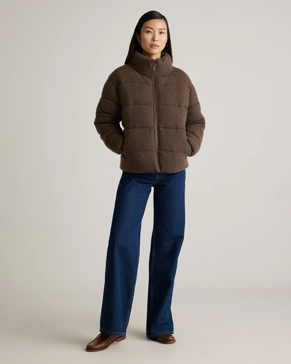 Mongolian Cashmere Puffer Jacket - US 5074