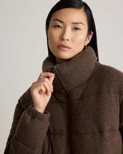 Mongolian Cashmere Puffer Jacket - US 5074