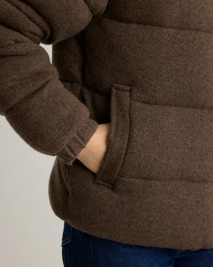 Mongolian Cashmere Puffer Jacket - US 5074